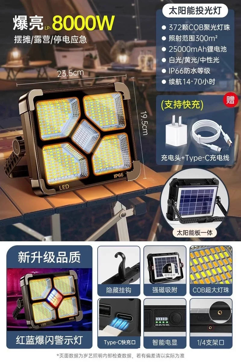 LED Solar Emergency Light