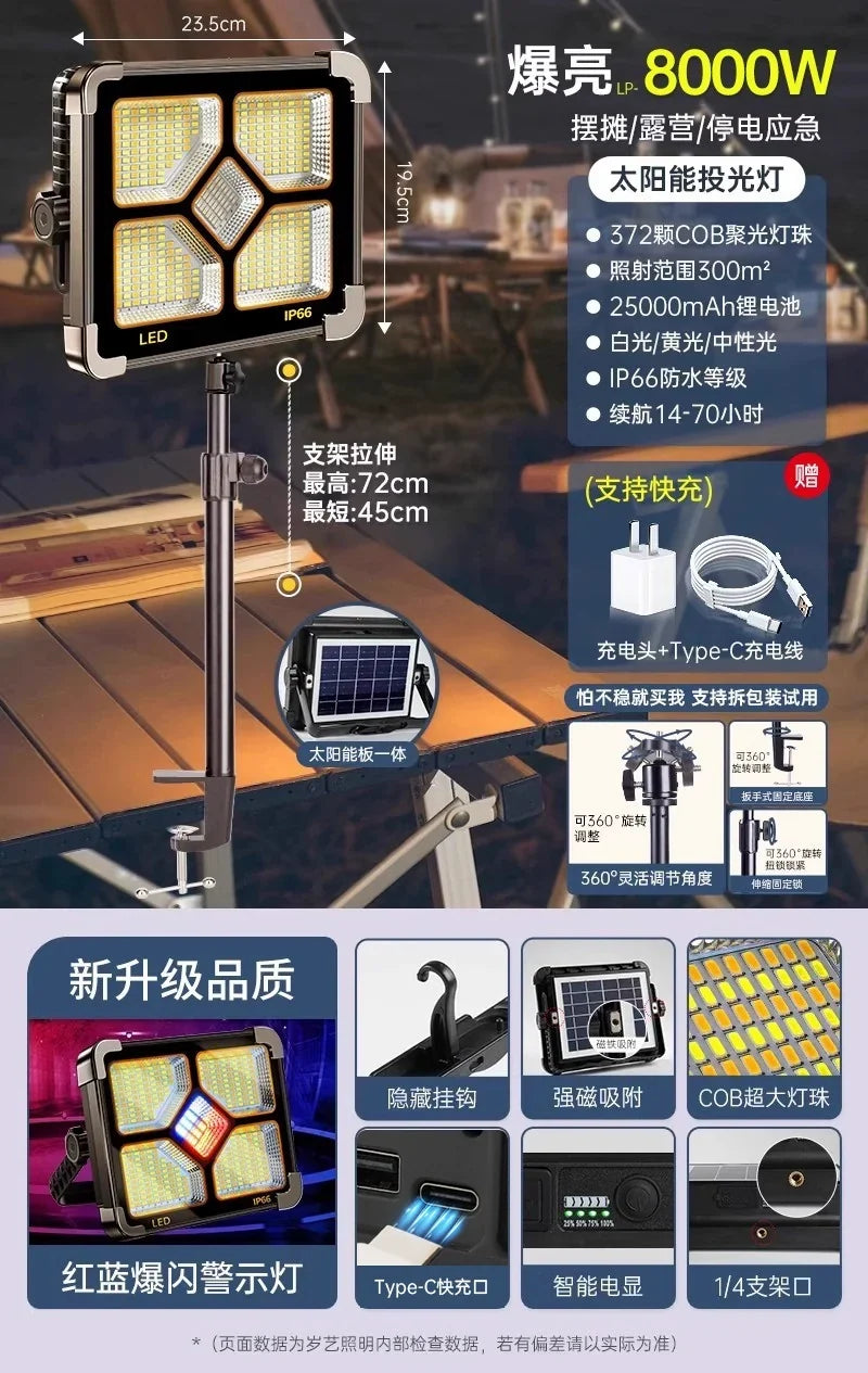 LED Solar Emergency Light