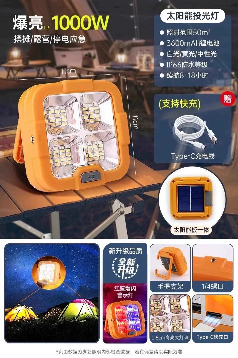 LED Solar Emergency Light