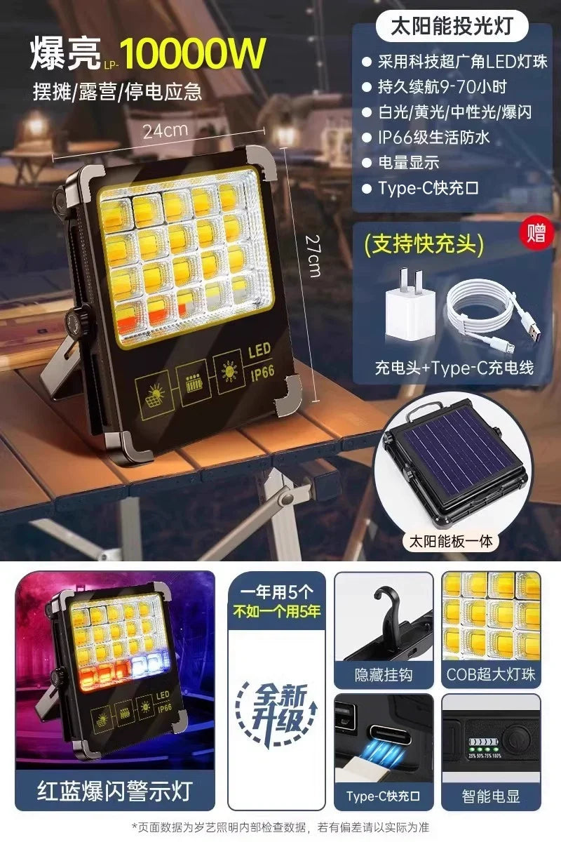 LED Solar Emergency Light