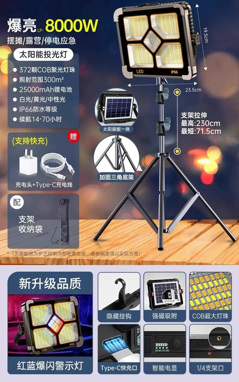 LED Solar Emergency Light