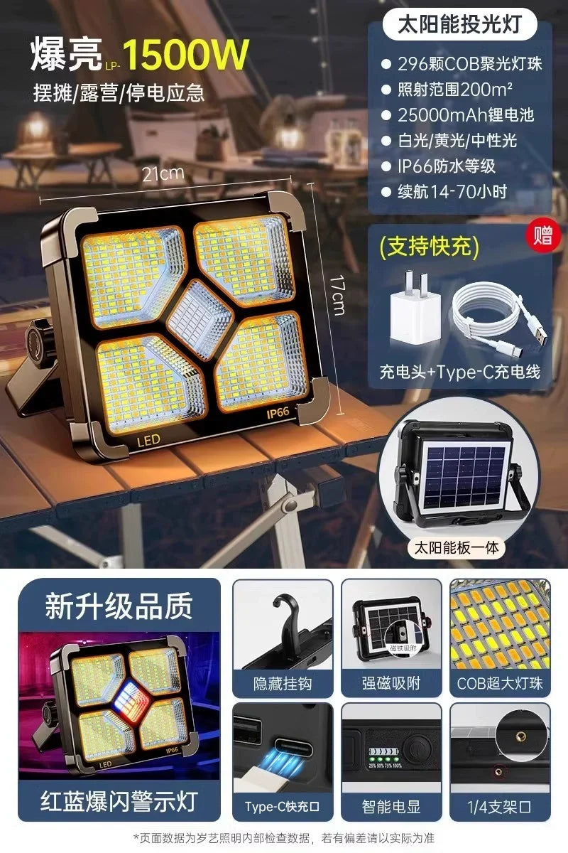 LED Solar Emergency Light
