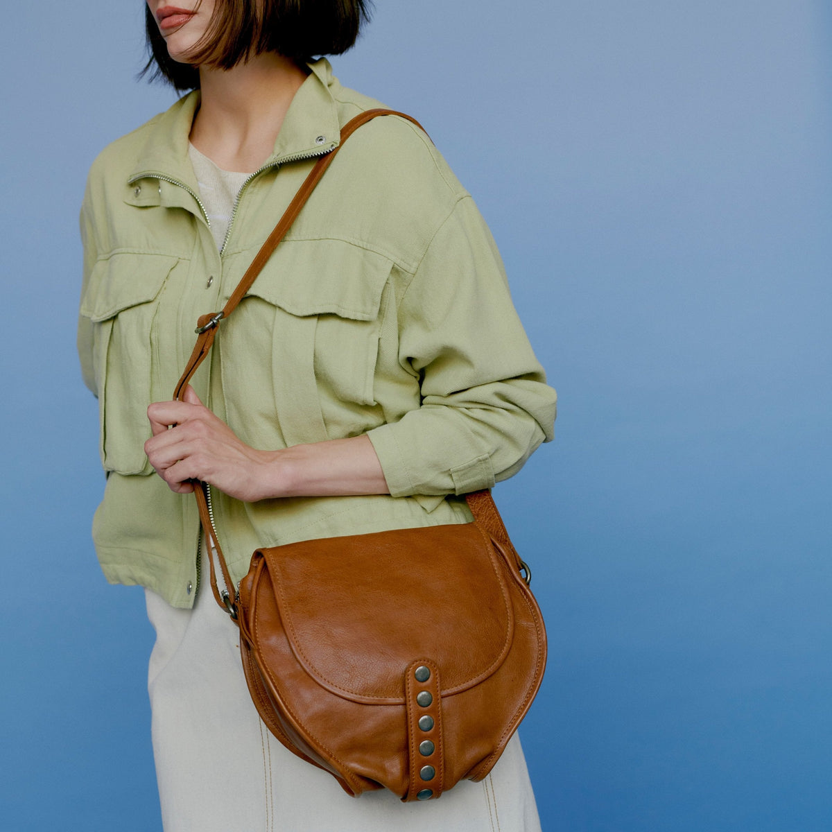 Camino Leather Crossbody Bag