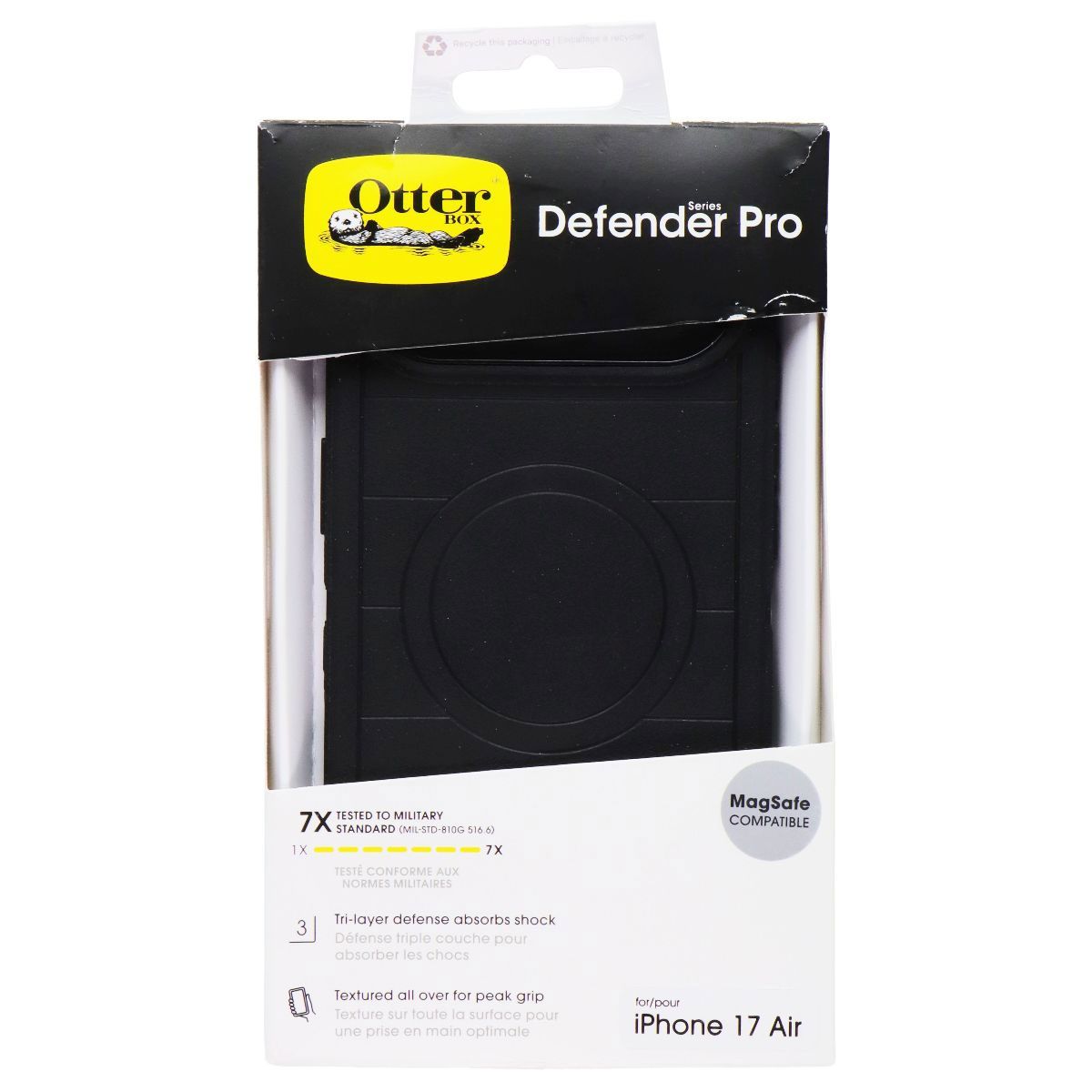 OtterBox Defender Pro Case for MagSafe for Apple iPhone 17 Air - Black - New
