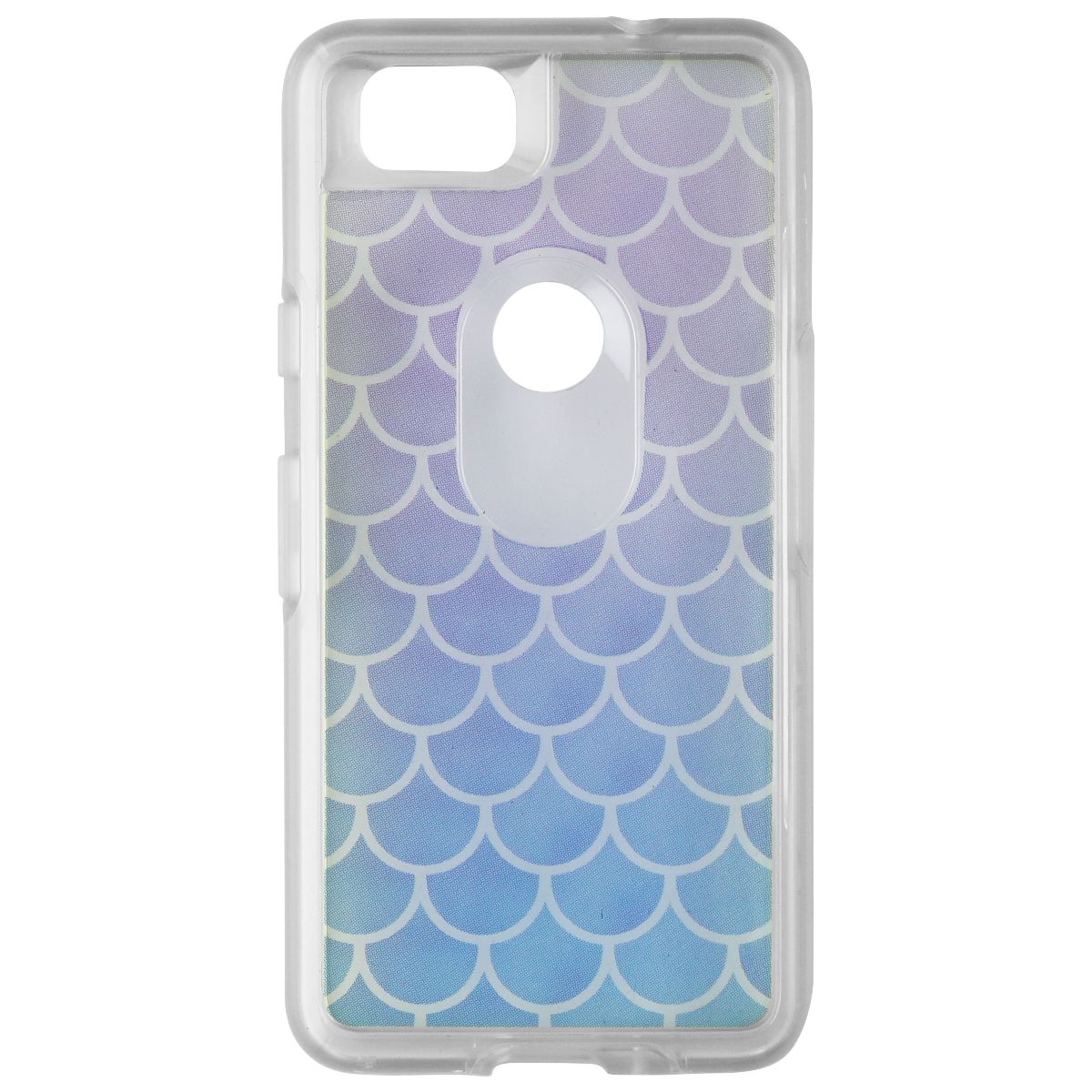 OtterBox Symmetry Series Hybrid Case for Google Pixel 2 - Clear/Blue Scales - New