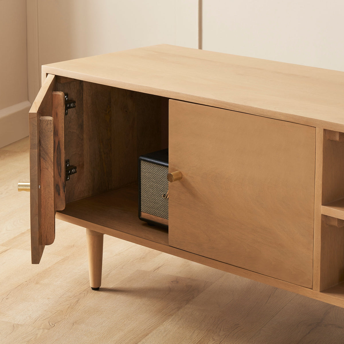 Scandinavian Light Oak Oslo TV Stand