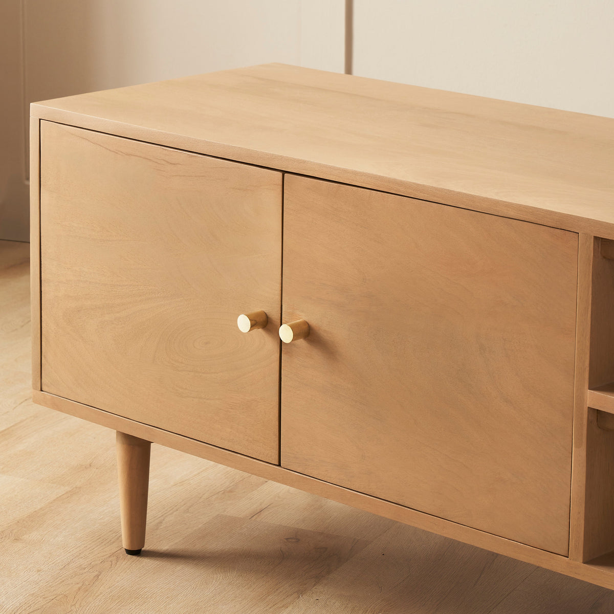 Scandinavian Light Oak Oslo TV Stand