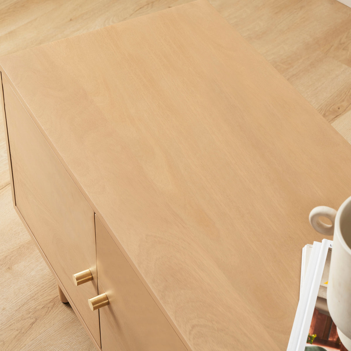 Scandinavian Light Oak Oslo TV Stand