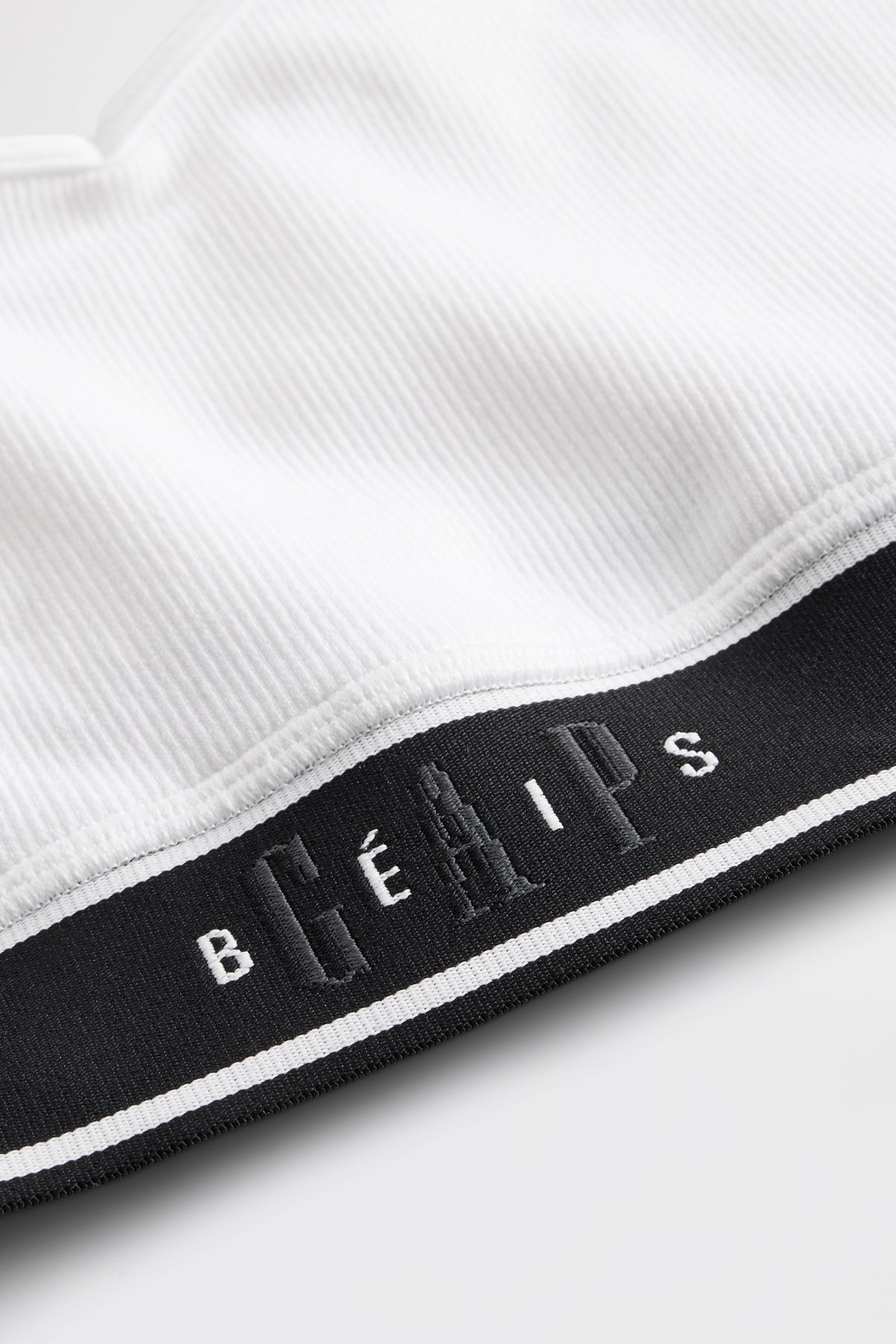 GAP X BEIS Seamless Logo Top in Optic White