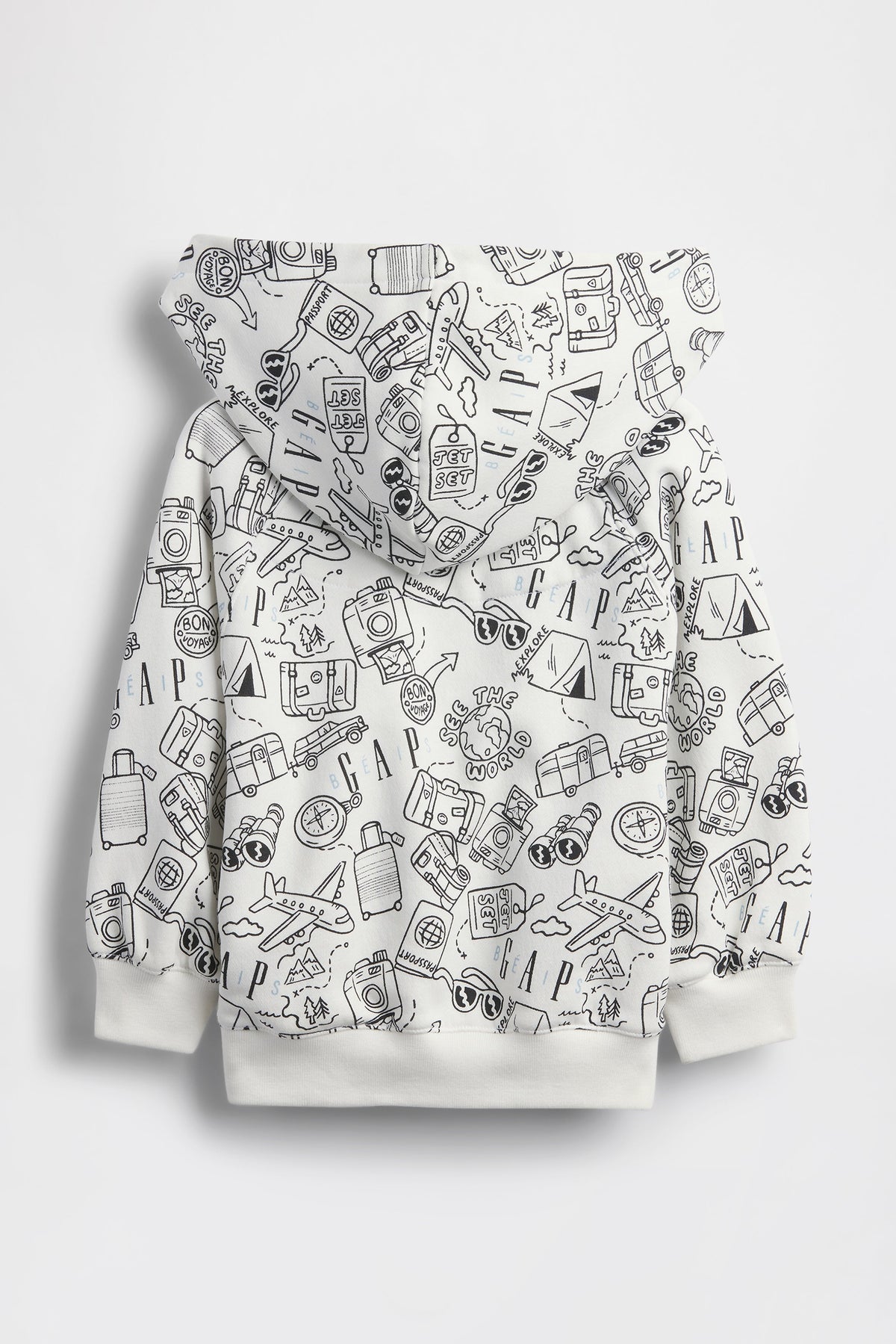 GAP X BÉIS Doodle Hoodie in Optic White