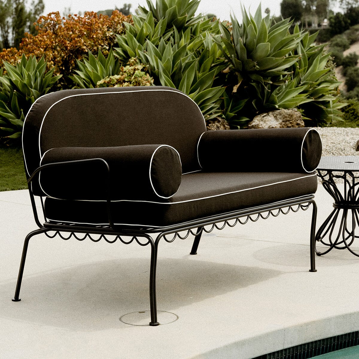 The Al Fresco Love Seat Slip Cover Set