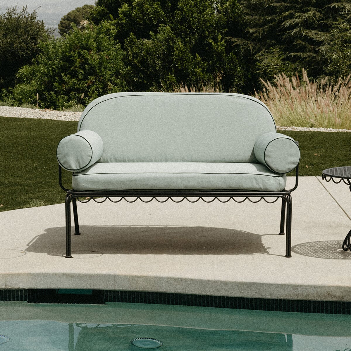 The Al Fresco Love Seat Slip Cover Set