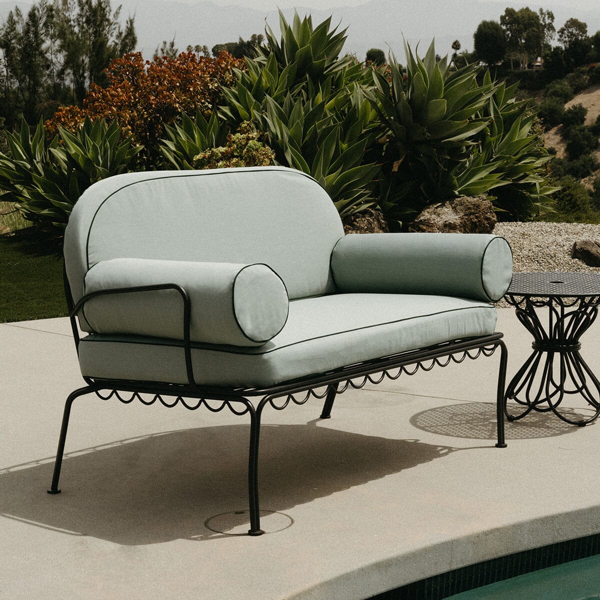 The Al Fresco Love Seat Slip Cover Set