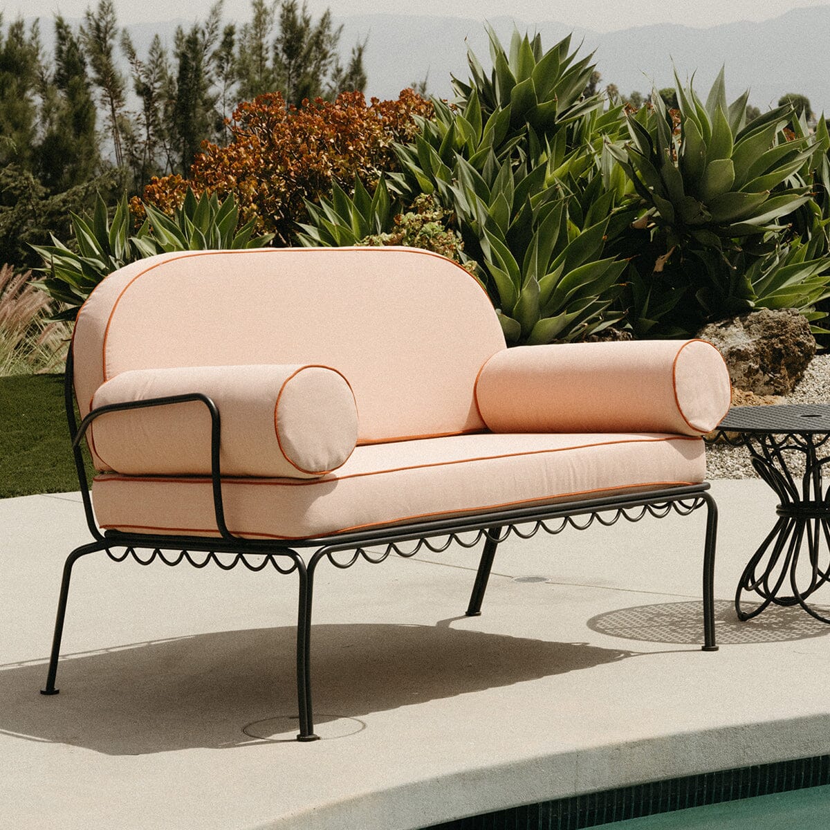 The Al Fresco Love Seat Slip Cover Set
