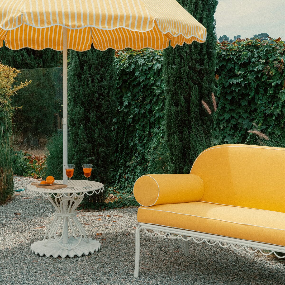 The Al Fresco Love Seat Slip Cover Set