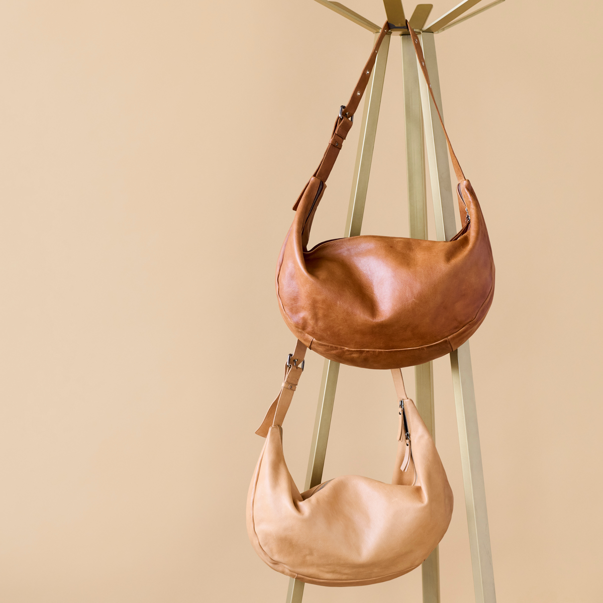 Cabo Oversized Leather Sling Bag