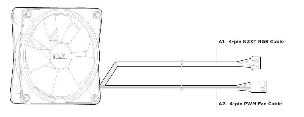 NZXT Fan Breakout Cable