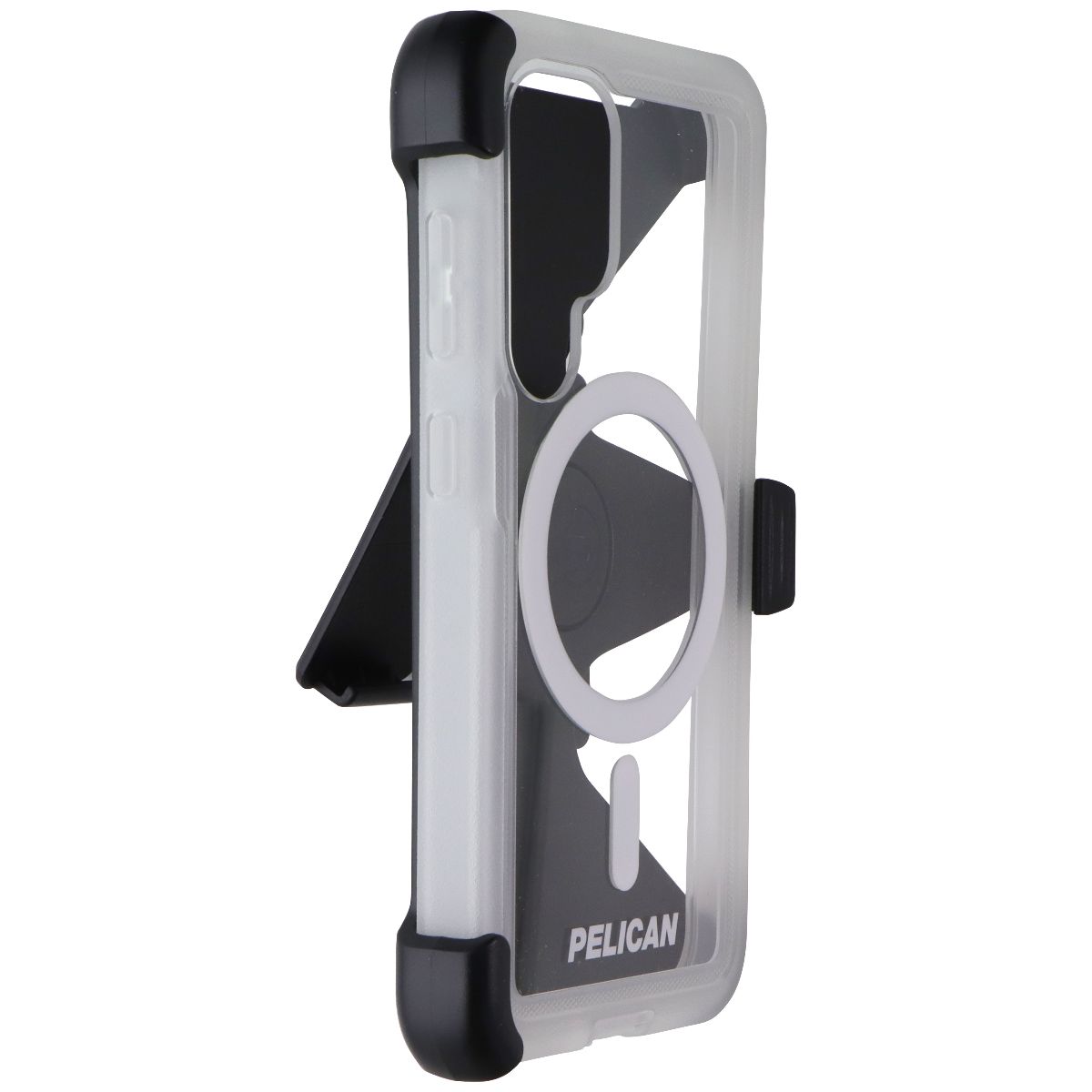 Pelican Voyager Magnetic Case + Holster for Samsung Galaxy S25 - Clear - New