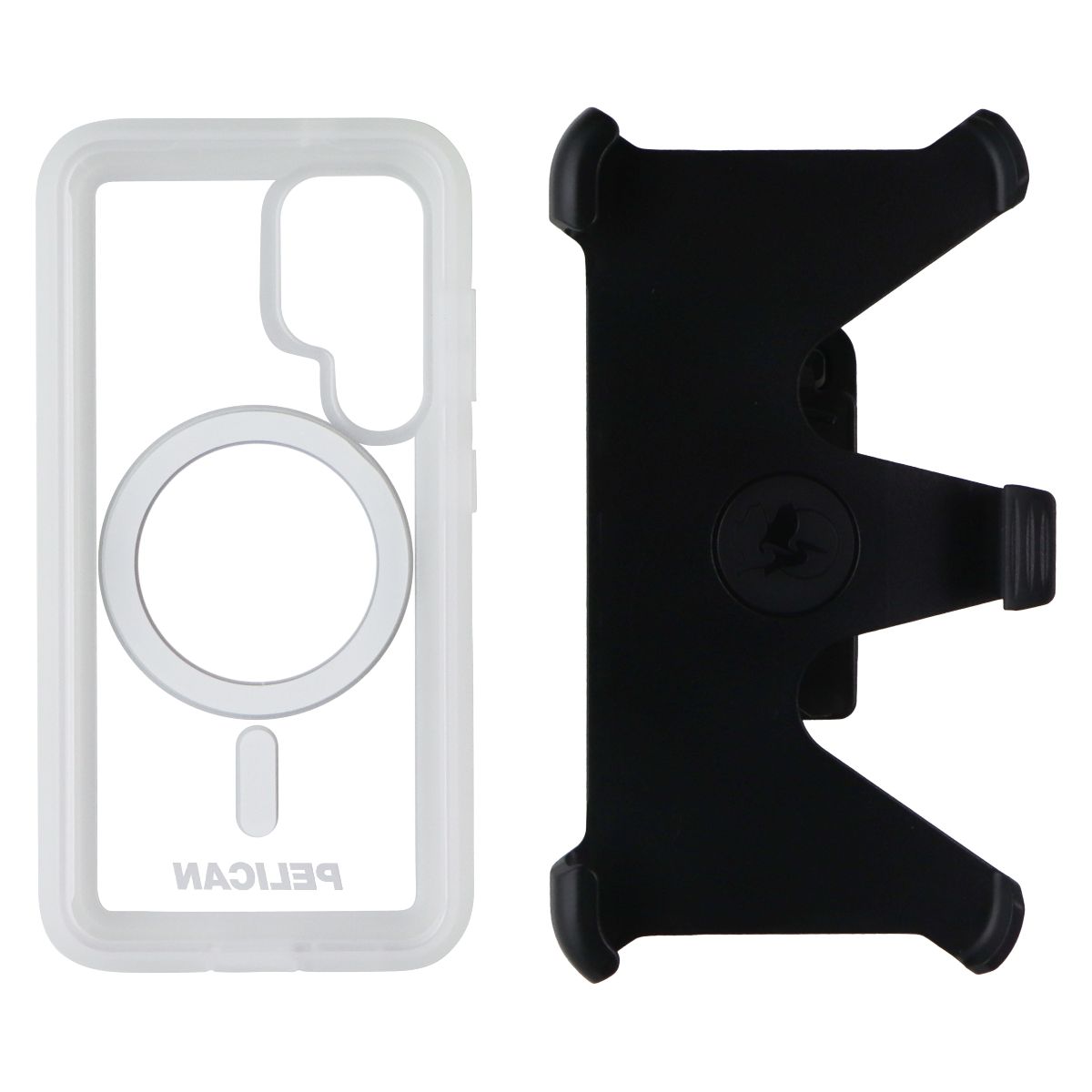 Pelican Voyager Magnetic Case + Holster for Samsung Galaxy S25 - Clear - New