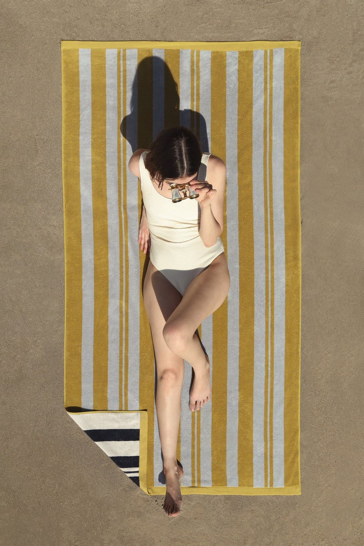 Casita Beach Towel - FINAL SALE (Citron and Sky)