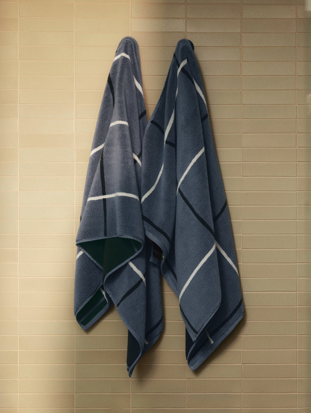 4+4 Organic Plush Bath Bundle - Dusk Windowpane