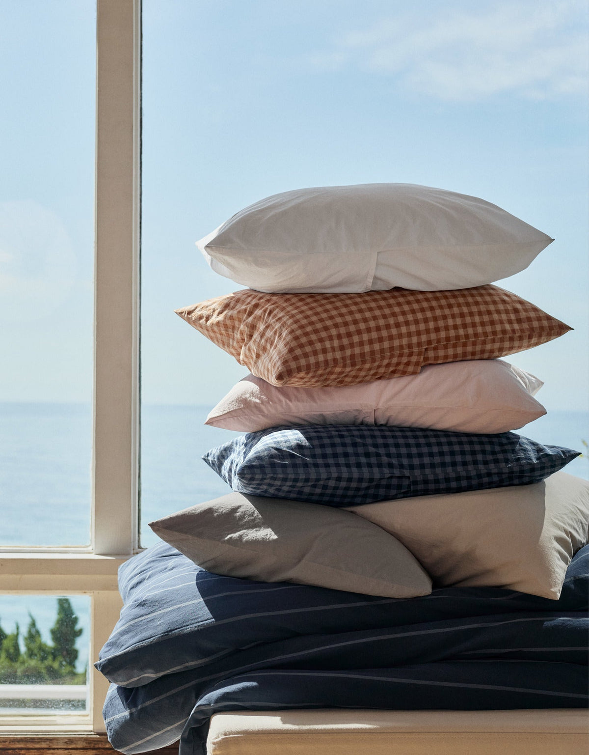Brushed Cotton Pillowcase Set (Adobe Check)