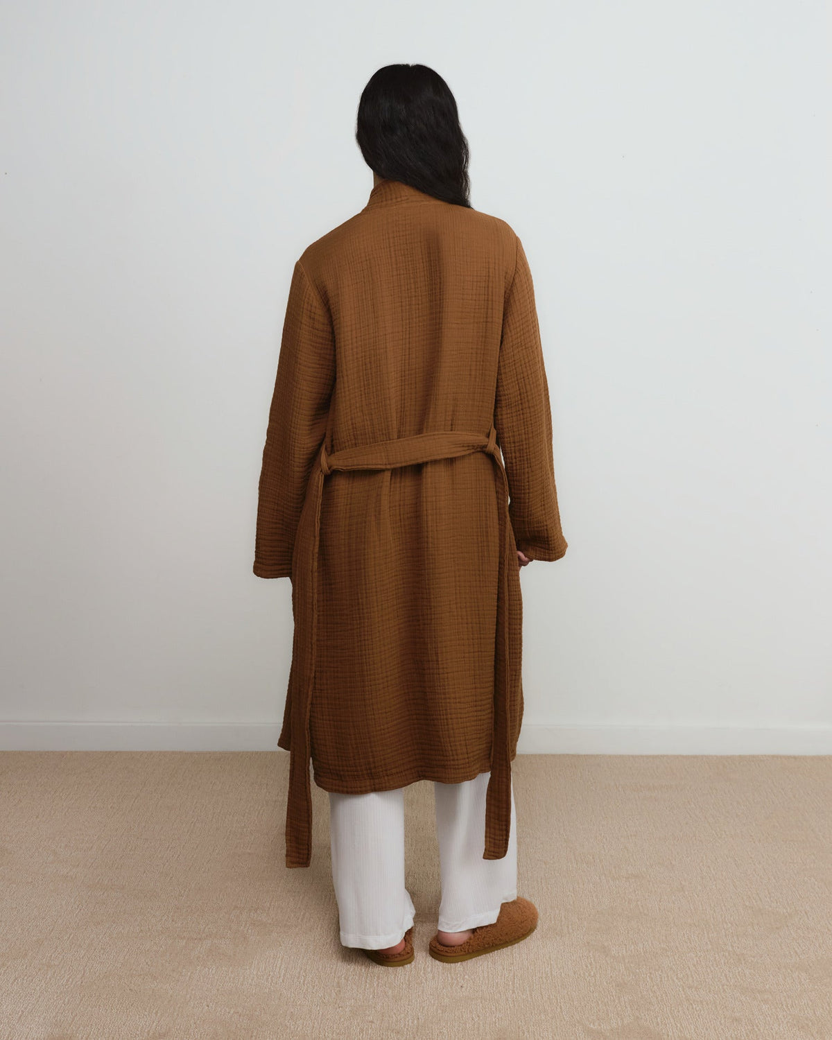 Cloud Cotton Robe (Tobacco)