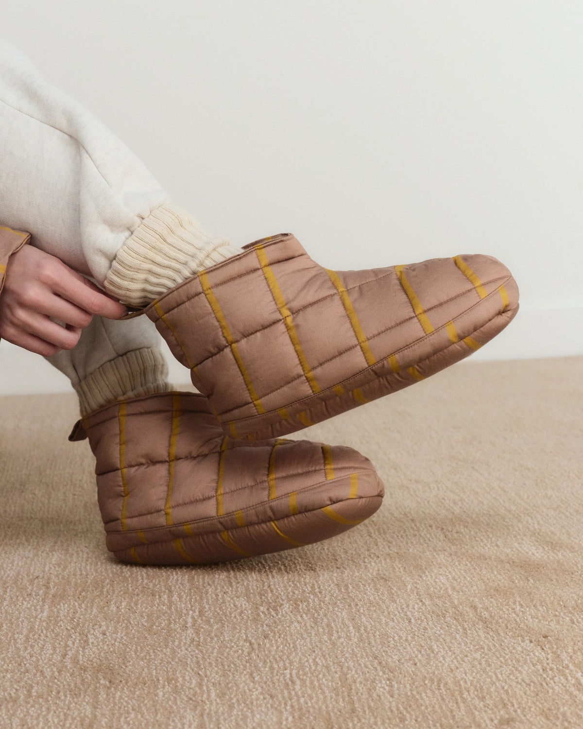 Cocoon Slippers (Adobe and Marigold)