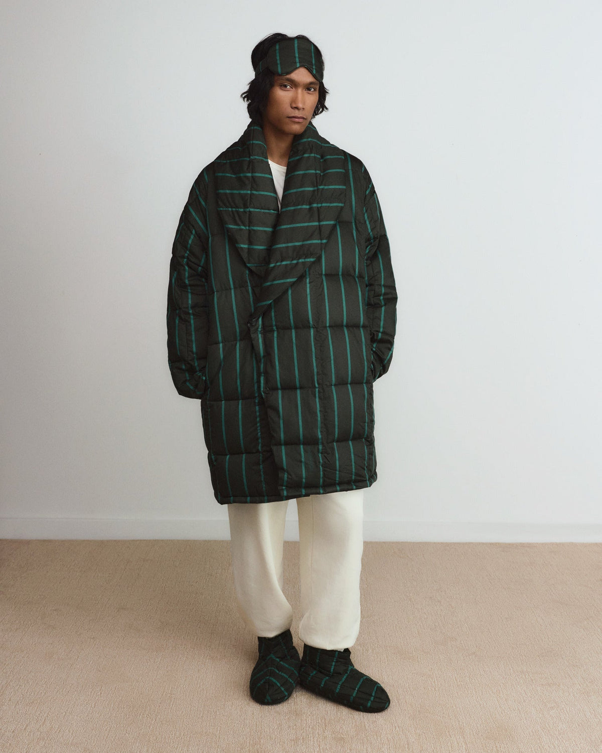 Cocoon Robe (Evergreen and Malachite)