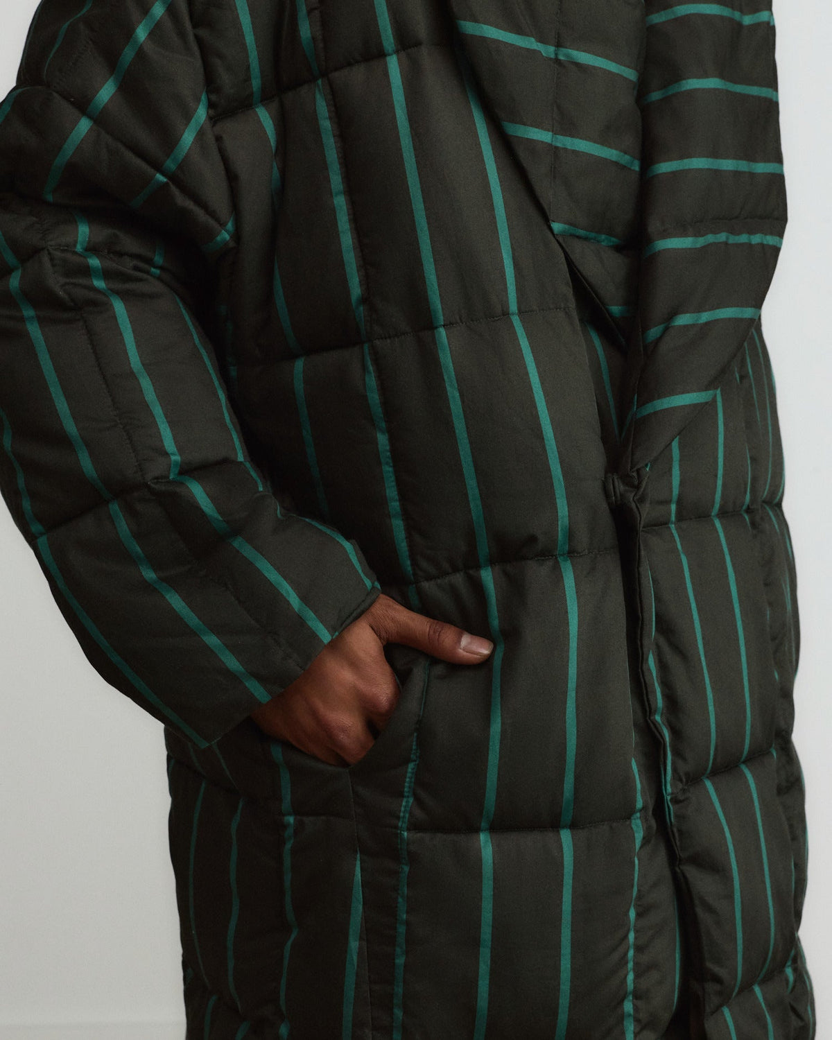 Cocoon Robe (Evergreen and Malachite)