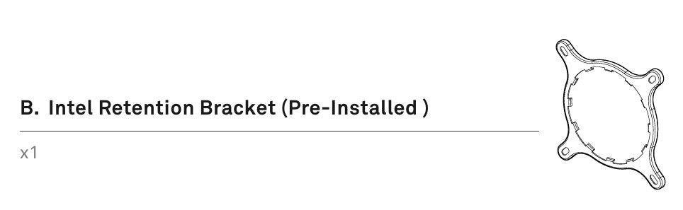 NZXT Kraken Intel Mounting Tools