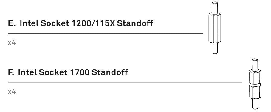 NZXT Kraken Intel Mounting Tools