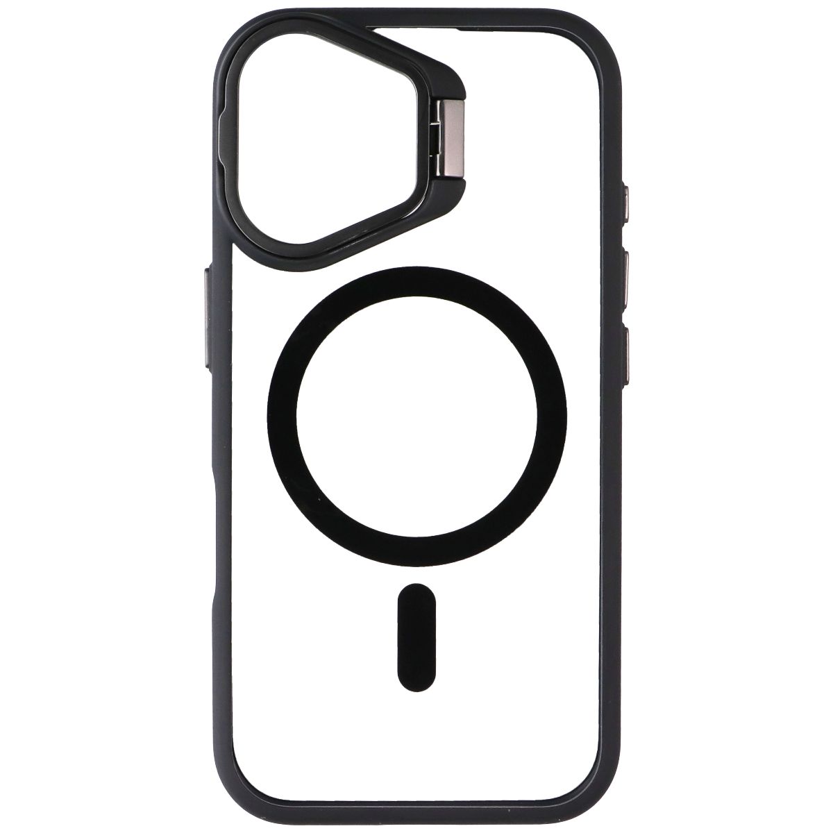 Prodigee Kickit Series Case for MagSafe for Apple iPhone 16 - Black/Clear - New