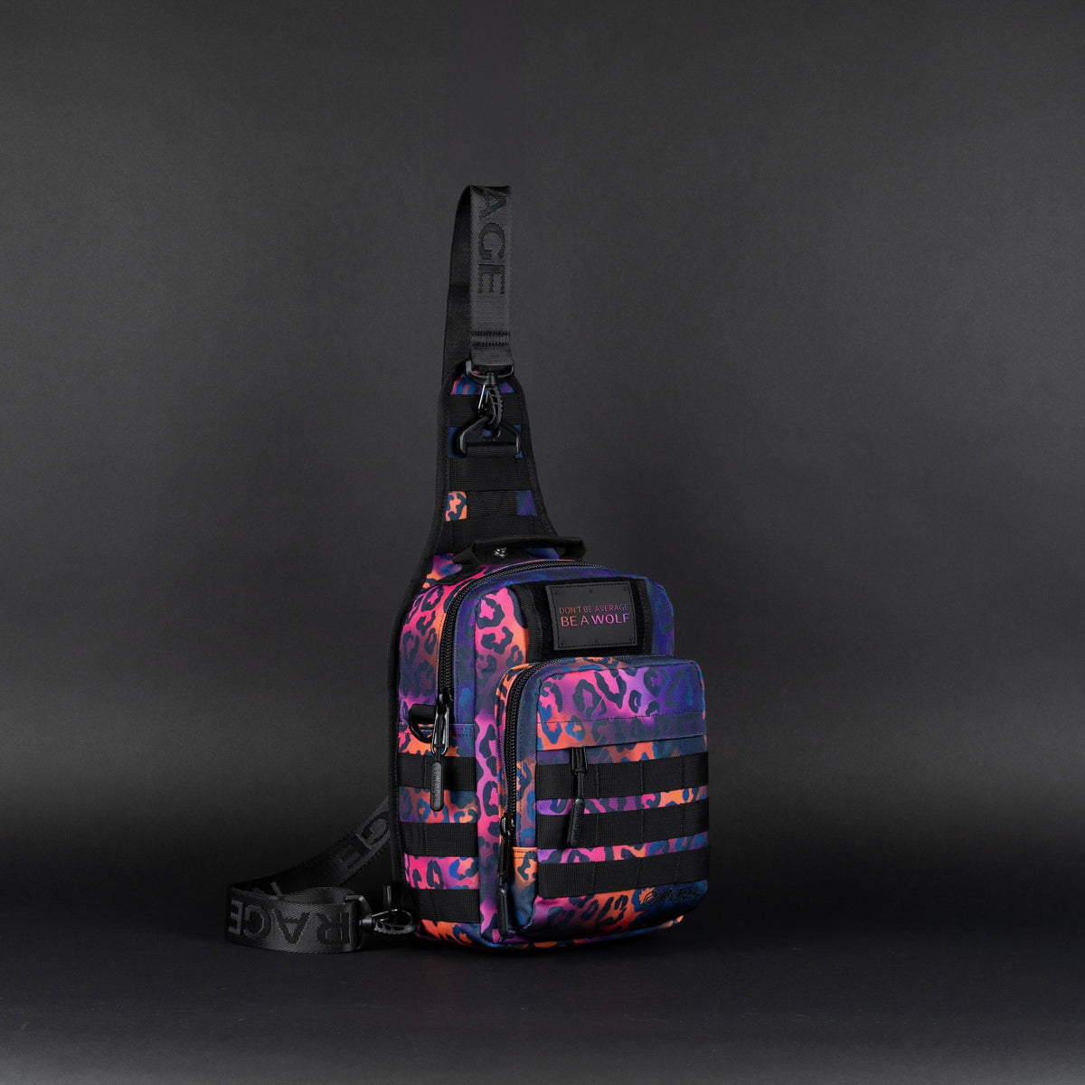 9L Tactical Sling Bag Neon Leopard