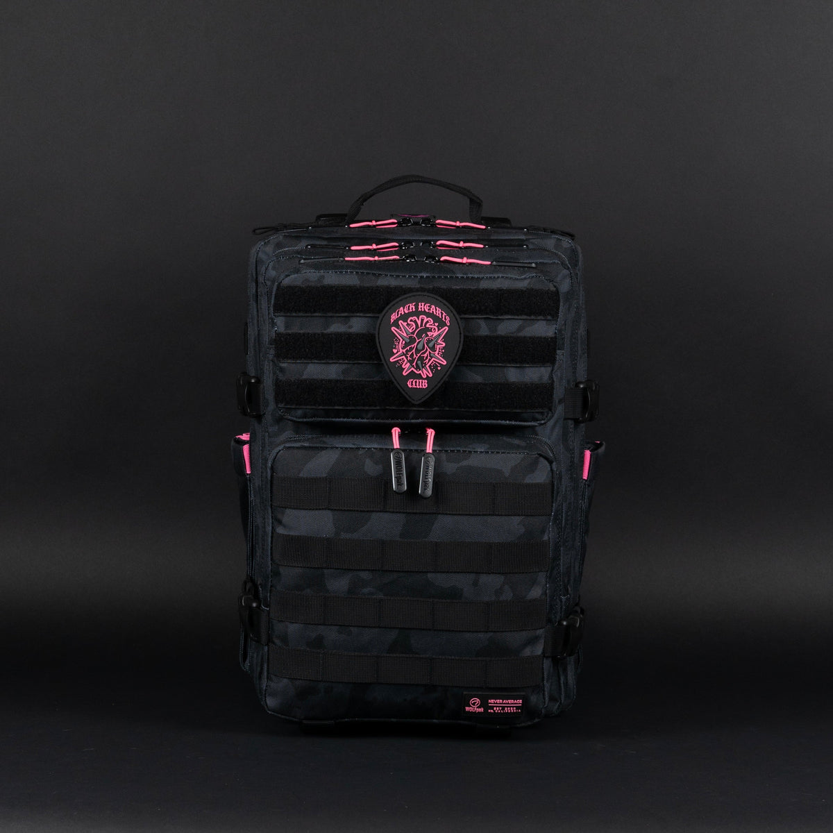 35L Backpack Black Hearts