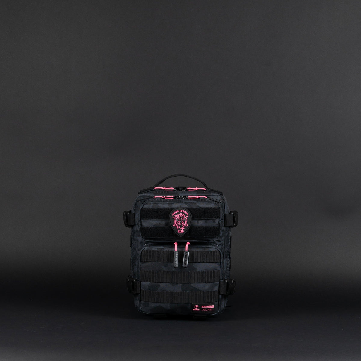 9L Backpack Mini Black Hearts
