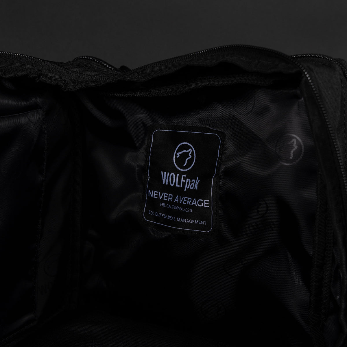 30L Perfect Meal Management Duffle Bag Alpha Black