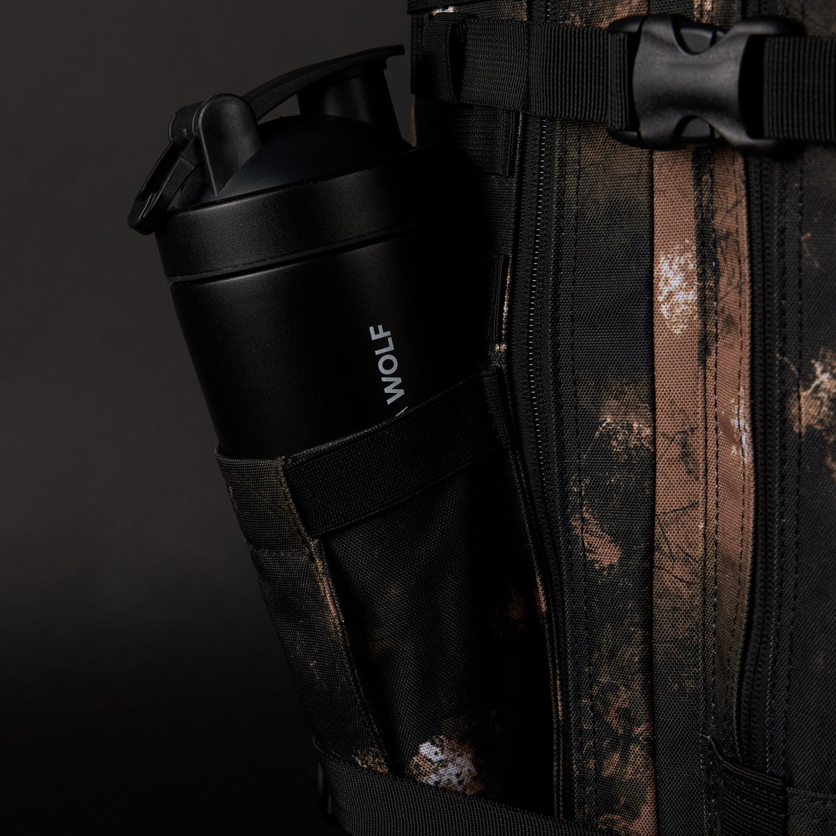 45L Backpack Black Steampunk