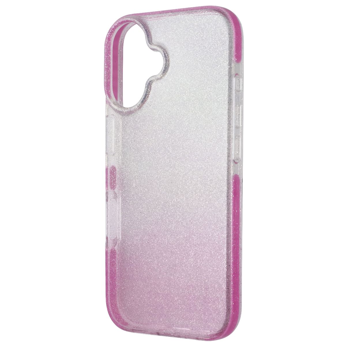 PureGear Slim Shell Designer Series Case for Apple iPhone 16 - Pink/Glitter - New