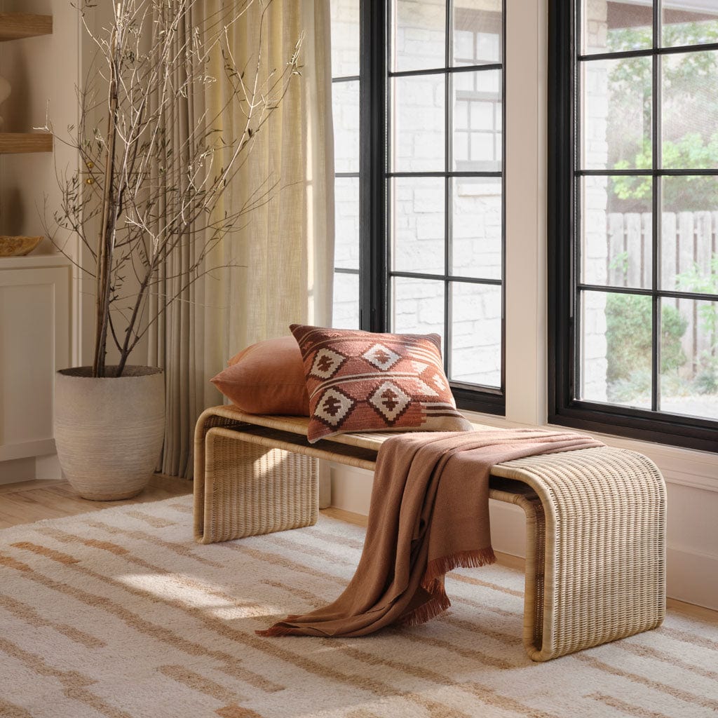 Penida Wicker Bench
