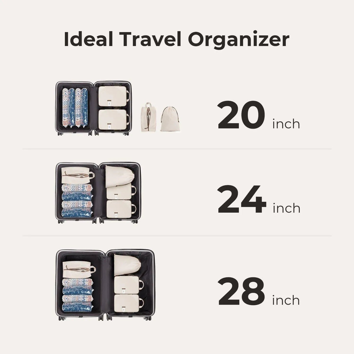 Compression Packing Cubes 8 PCS