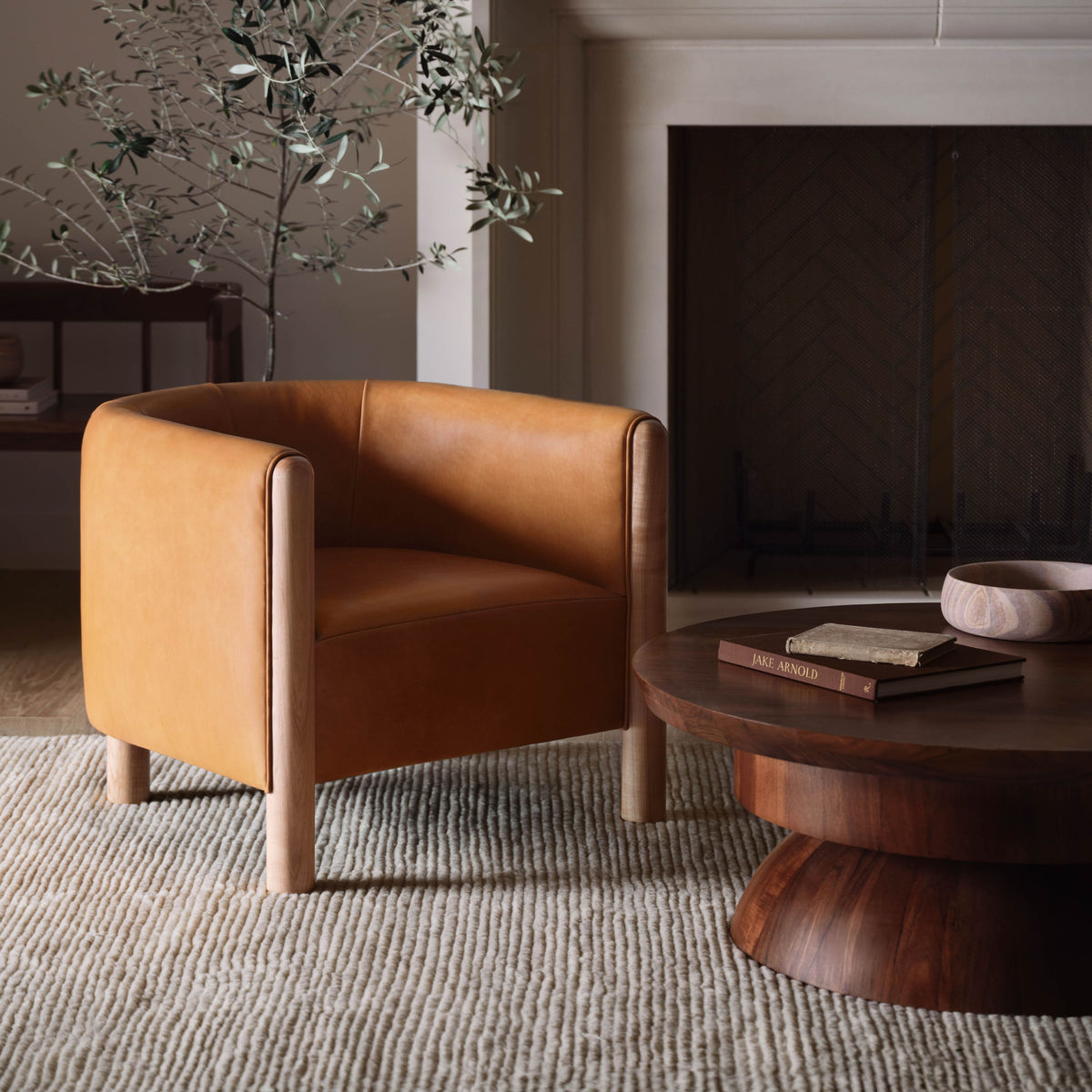 Prina Wood Coffee Table