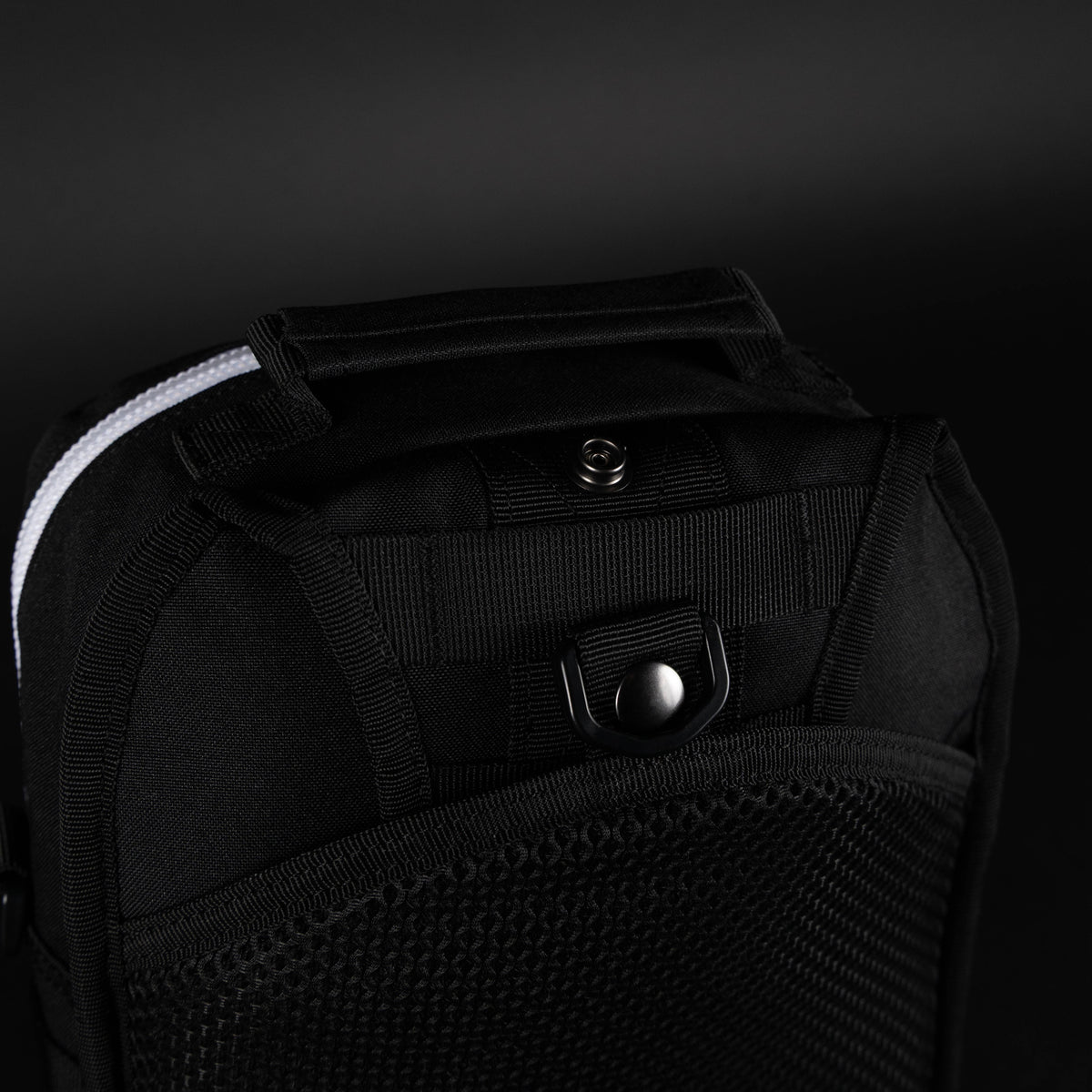 9L Tactical Sling Bag Alpha Black with White Accents