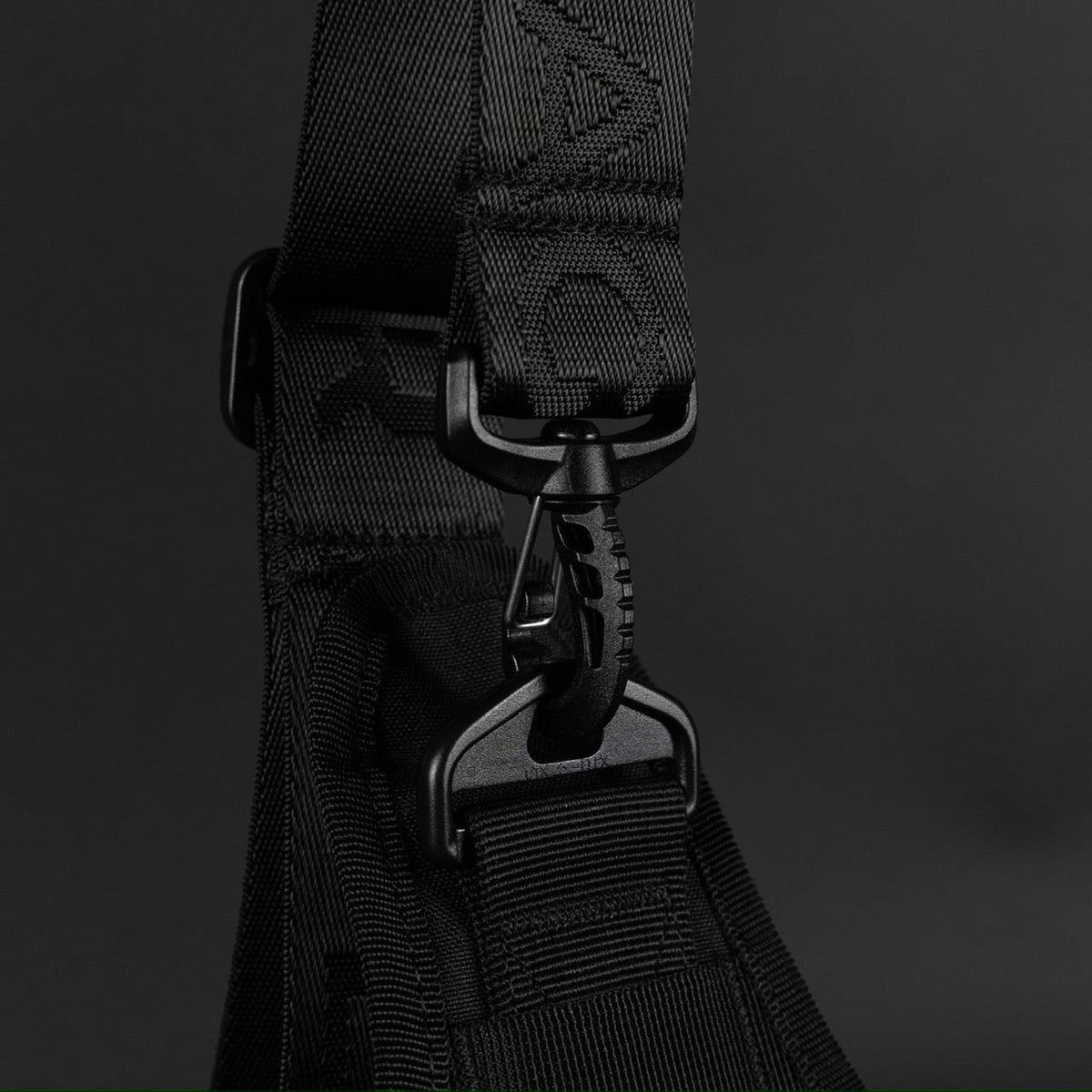 4L Mini Tactical Sling Bag Alpha Black White Accent