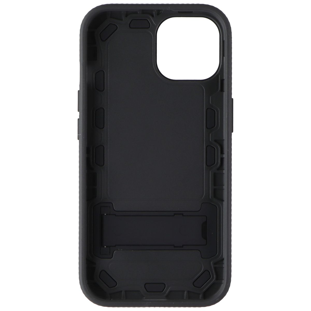 Quikcell Grand Advocate Two-Layer Kickstand Case for Apple iPhone 15 - Black - New