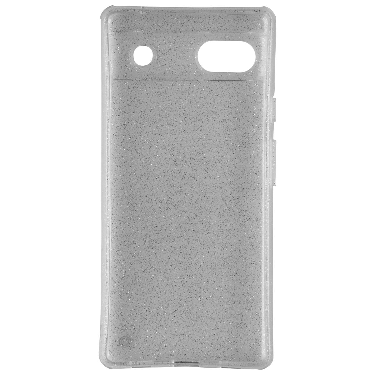 Quikcell Icon Silver Shimmer Case for Google Pixel 6a - Glitter/Clear - New