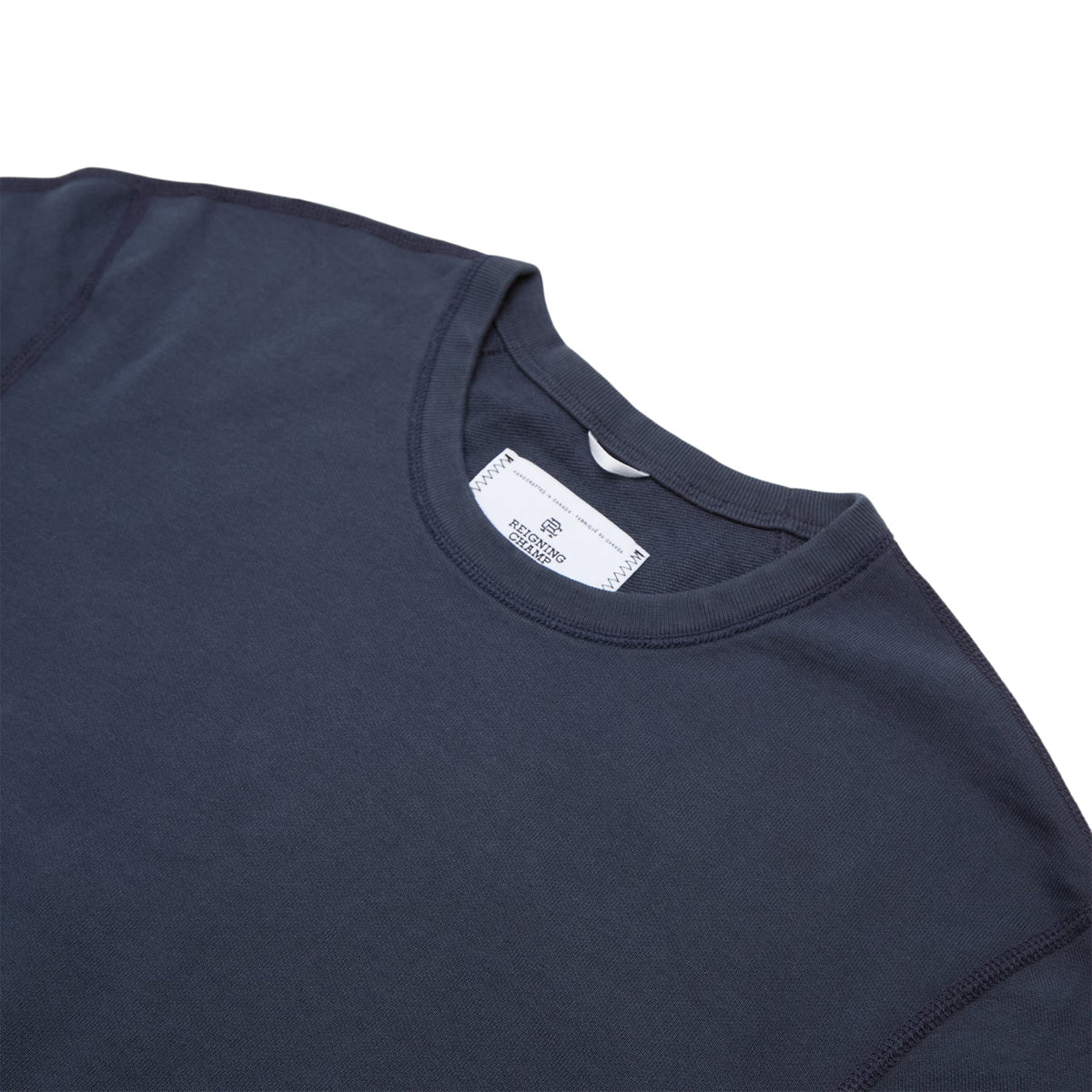 Reigning Champ Reigning Champ Men's Knit Lt Wt Terry Long Sleeve Crewneck (Steel)