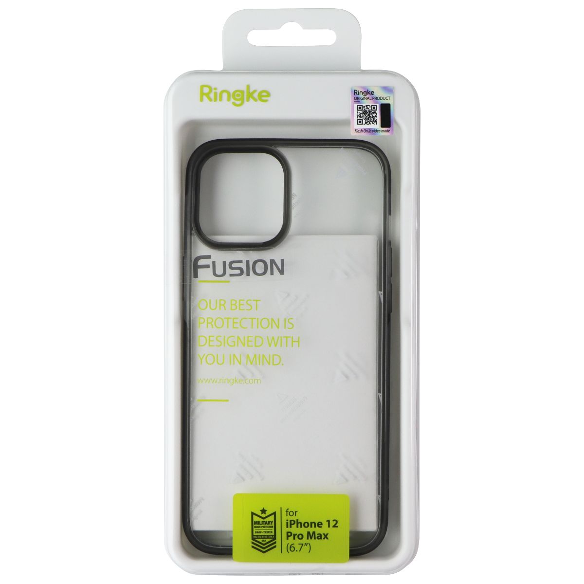 Ringke Fusion Series Case for Apple iPhone 12 Pro Max - Smoke Black - New