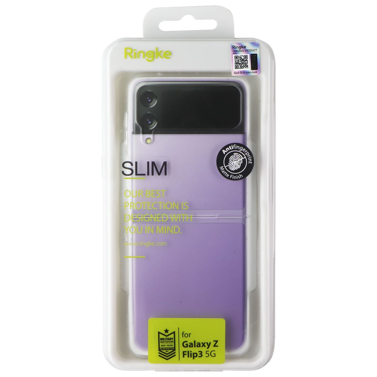 Ringke Slim Series Case for Samsung Galaxy Z Flip3 5G - Matte Clear - New