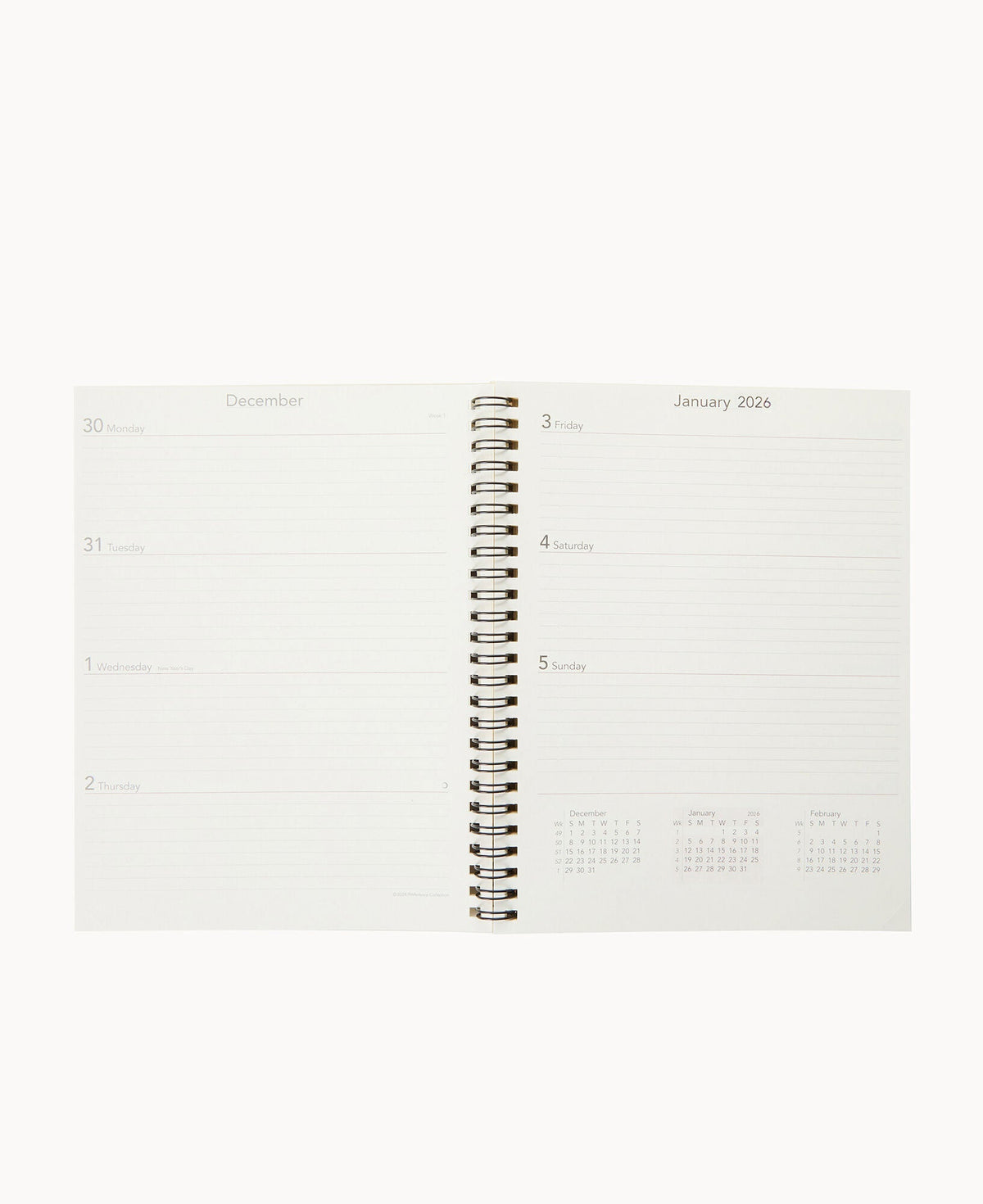 Refills 2026 Large Spiral Planner For W05